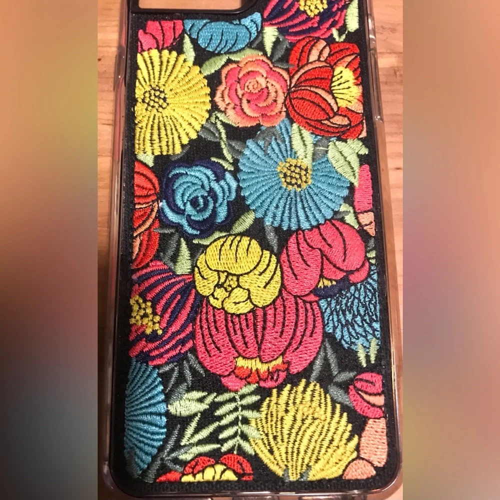 Zero Gravity Floral Explosion Wildflower Embroidered iPhone 7 8 Plus Case Cover